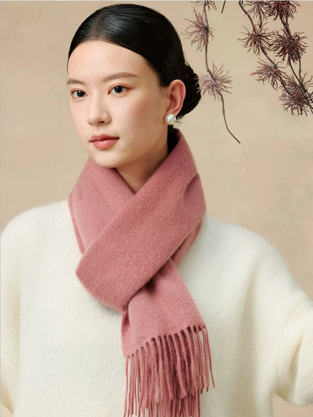 Premium 100% Cashmere Scarf - Extra Thick & Warm