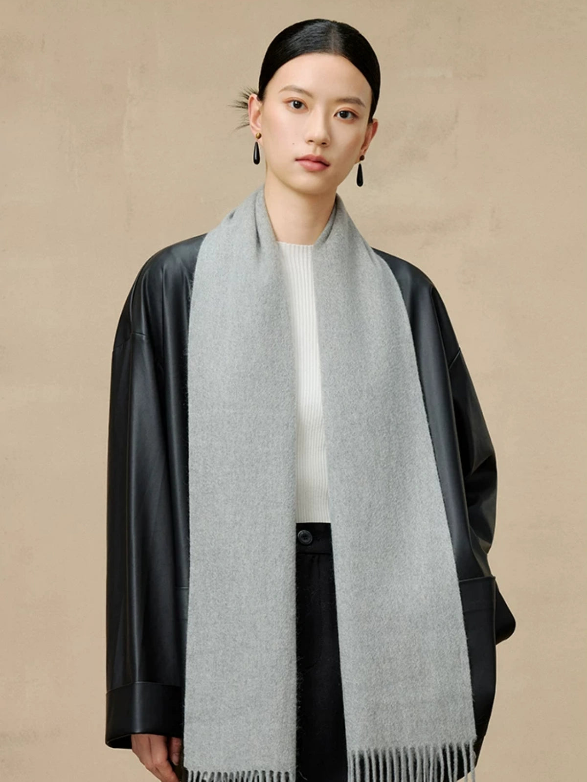 Premium 100% Cashmere Scarf - Extra Thick & Warm