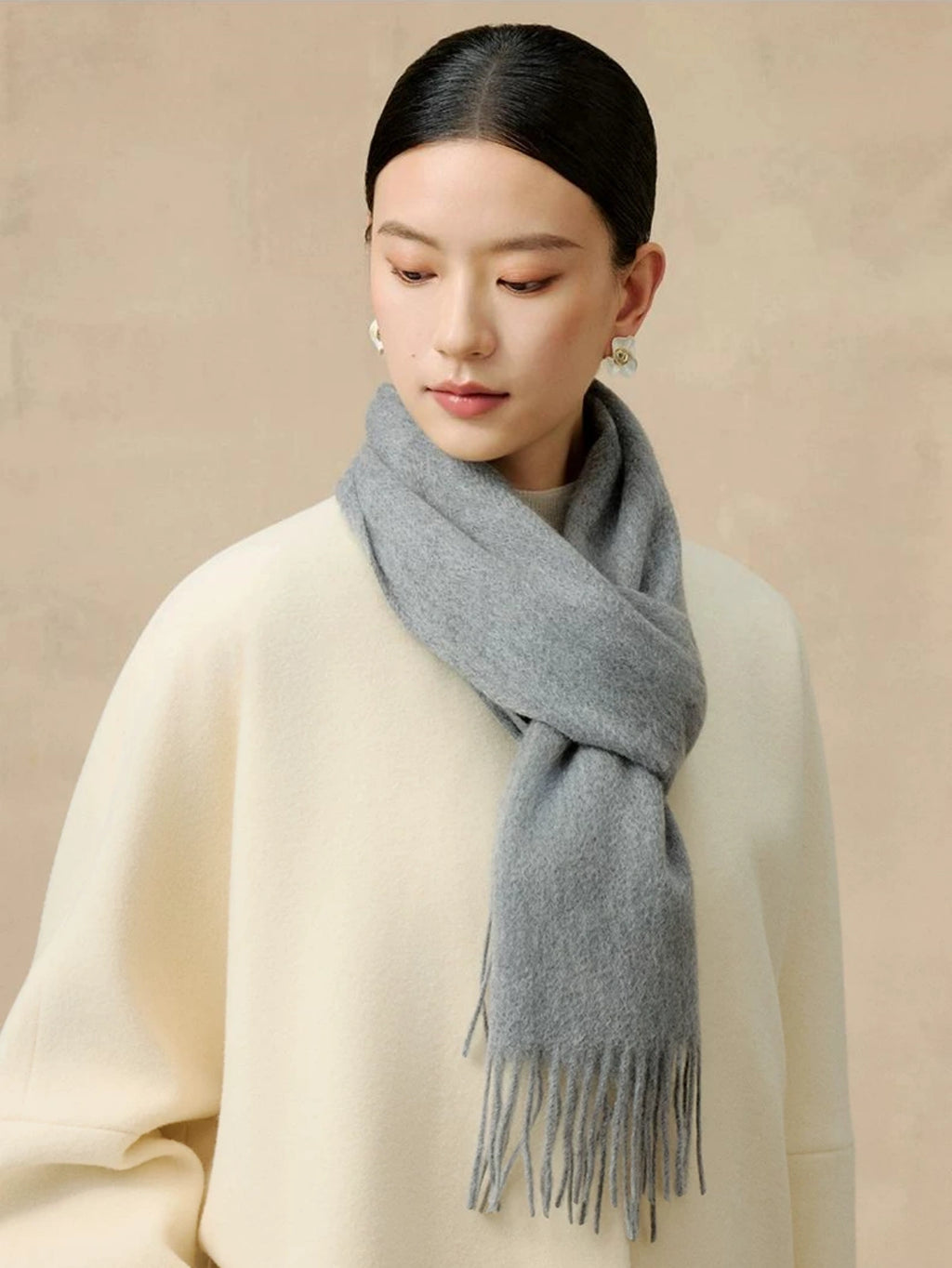 Premium 100% Cashmere Scarf - Extra Thick & Warm