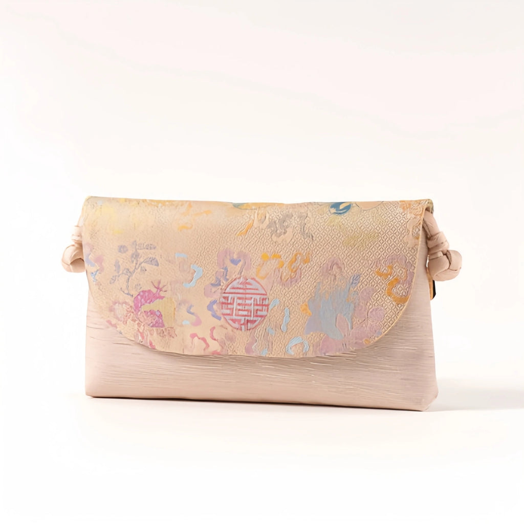 Song Brocade Silk Clutch & Crossbody