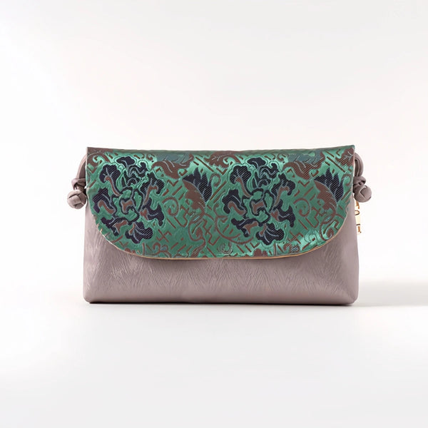 Song Brocade Silk Clutch & Crossbody