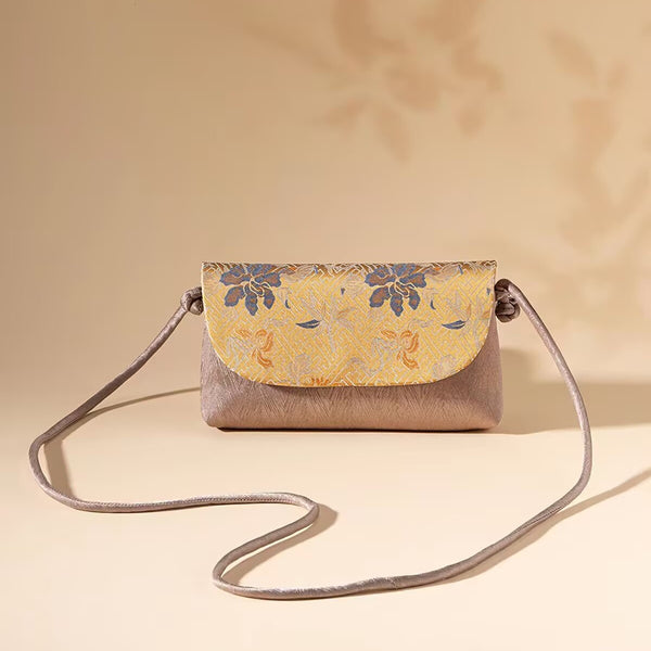 Song Brocade Silk Clutch & Crossbody