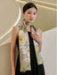Premium Mulberry Silk Floral Long Scarf