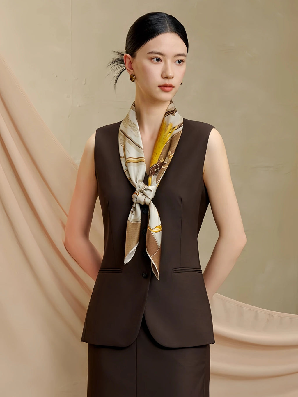 Premium Mulberry Silk Square Scarf