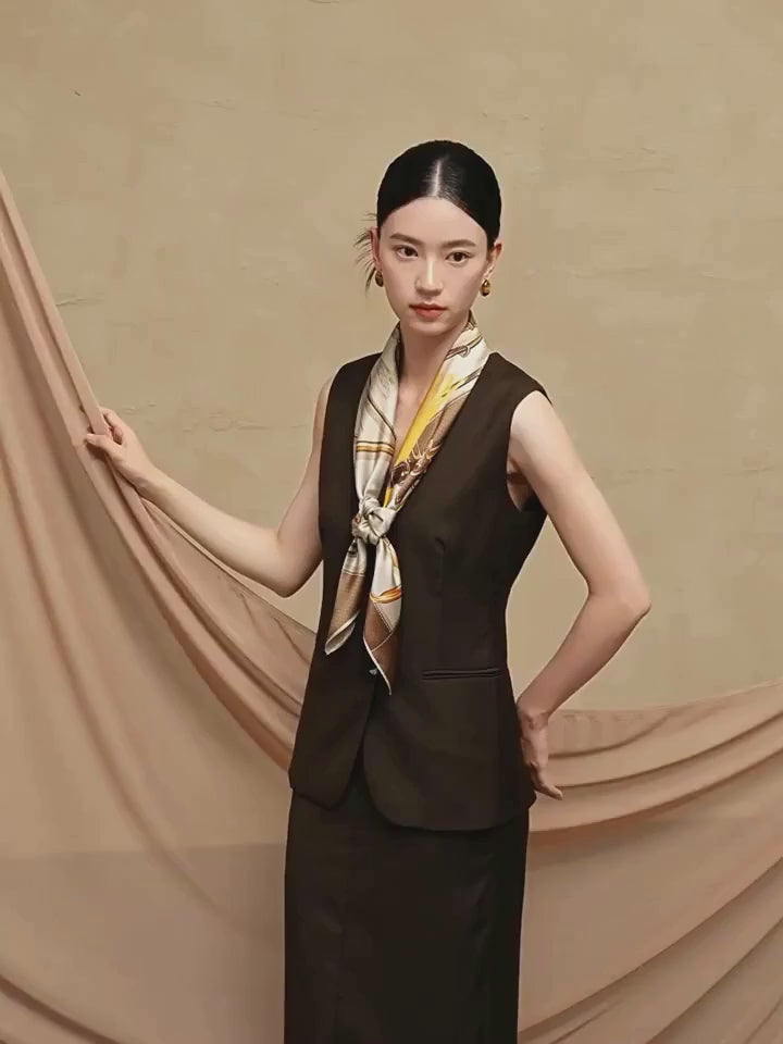 Premium Mulberry Silk Square Scarf